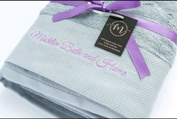 Purely Indulgent 100% Egyptian Cotton Towel Set